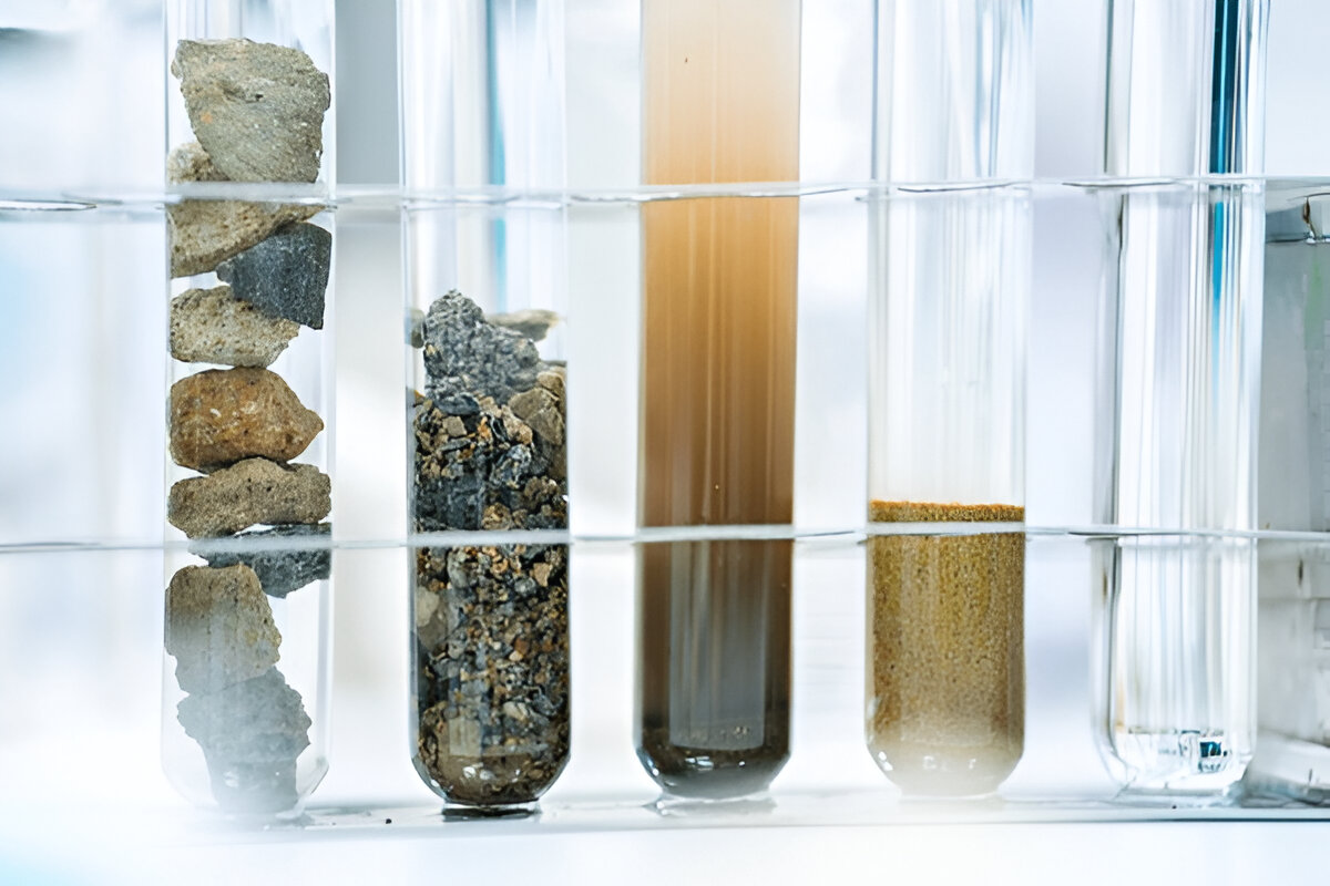 Geological lab samples
