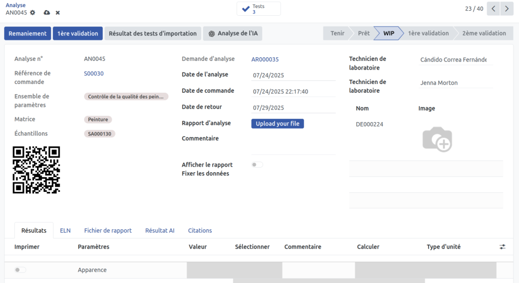 Analyse des logiciels de contrôle qualité