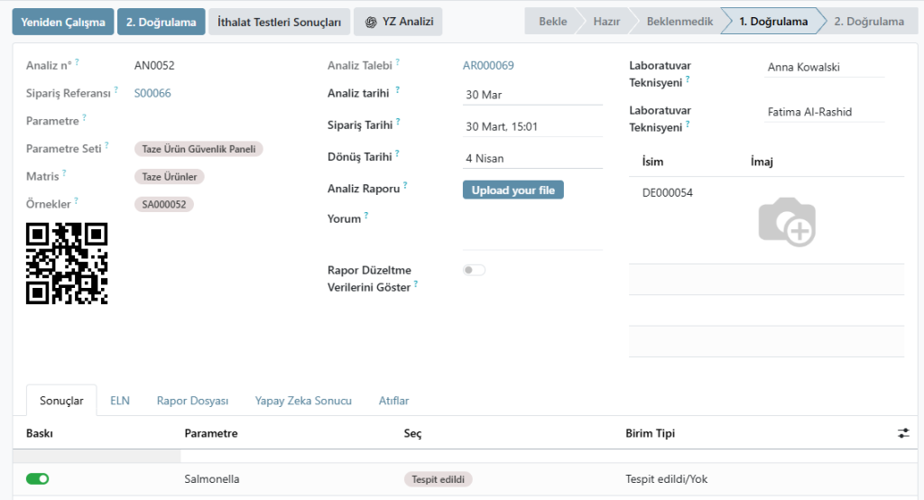 LBYS Gıda ve İçecek Analiz Laboratuvarları