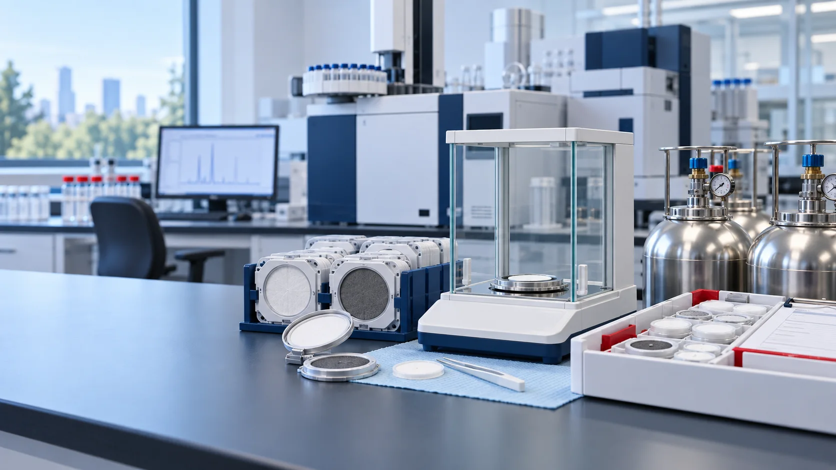 Air laboratory analysis and sample preparation