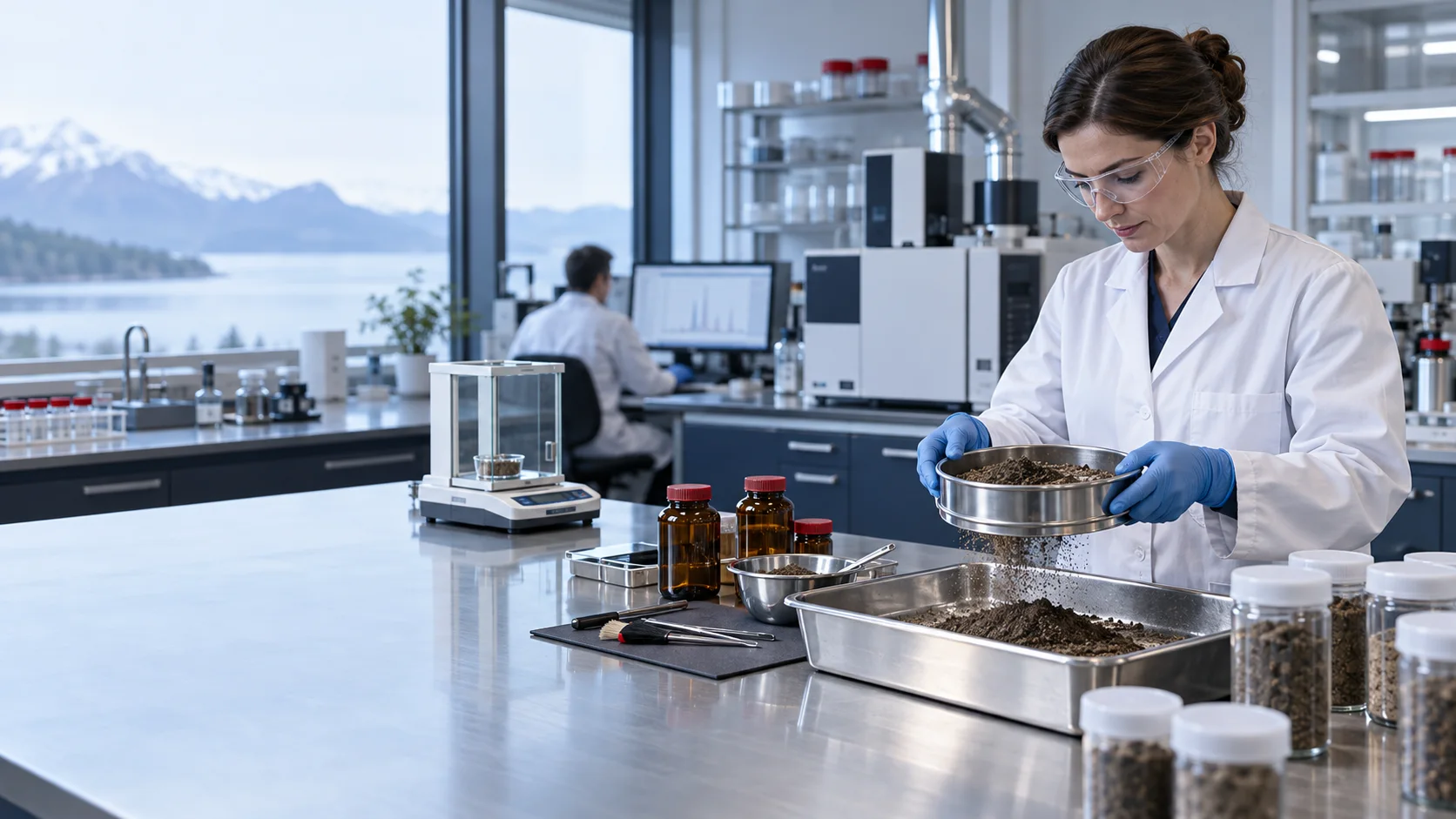 Soil laboratory analysis and sample preparation