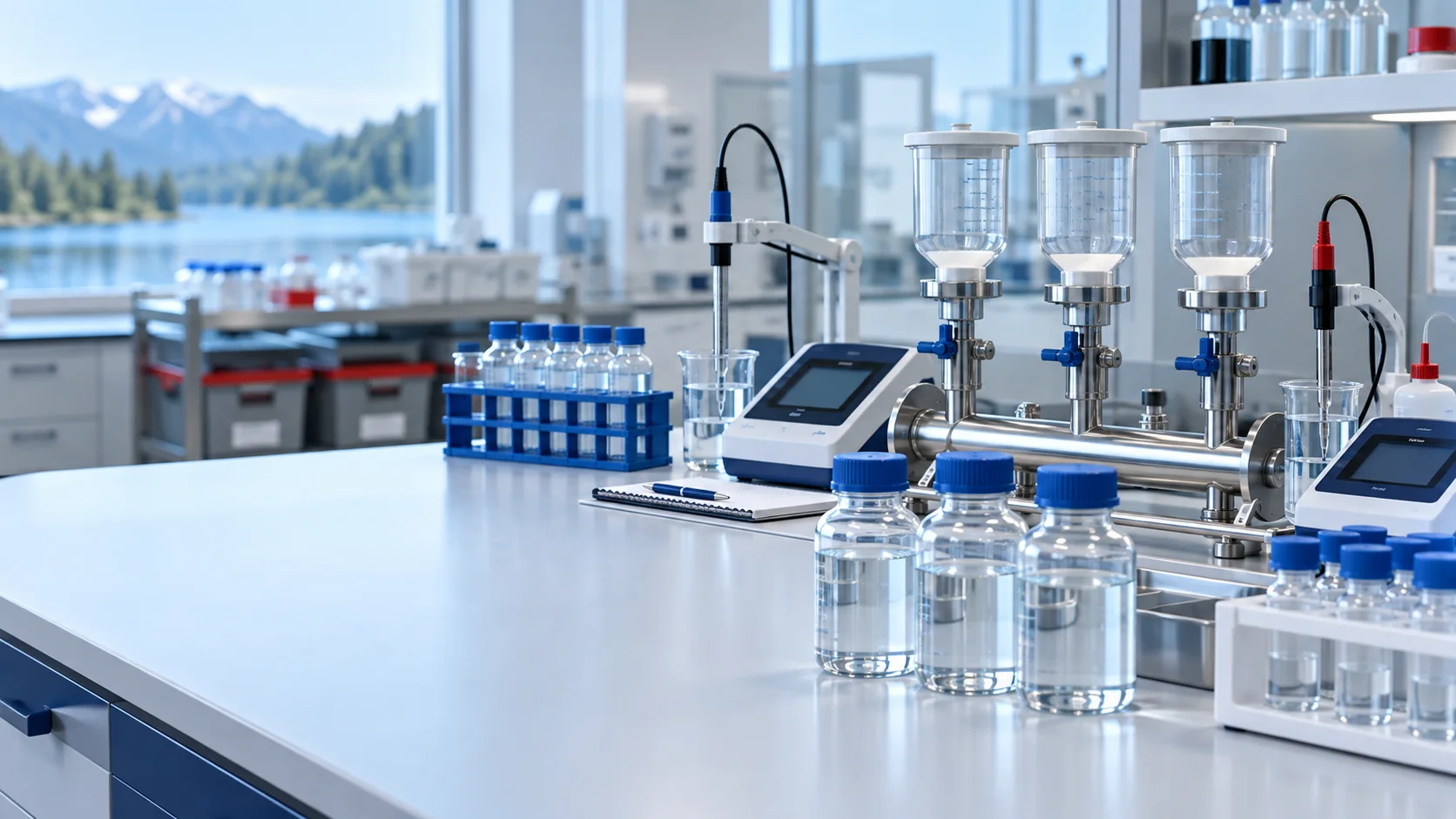 Water laboratory analysis and sample preparation